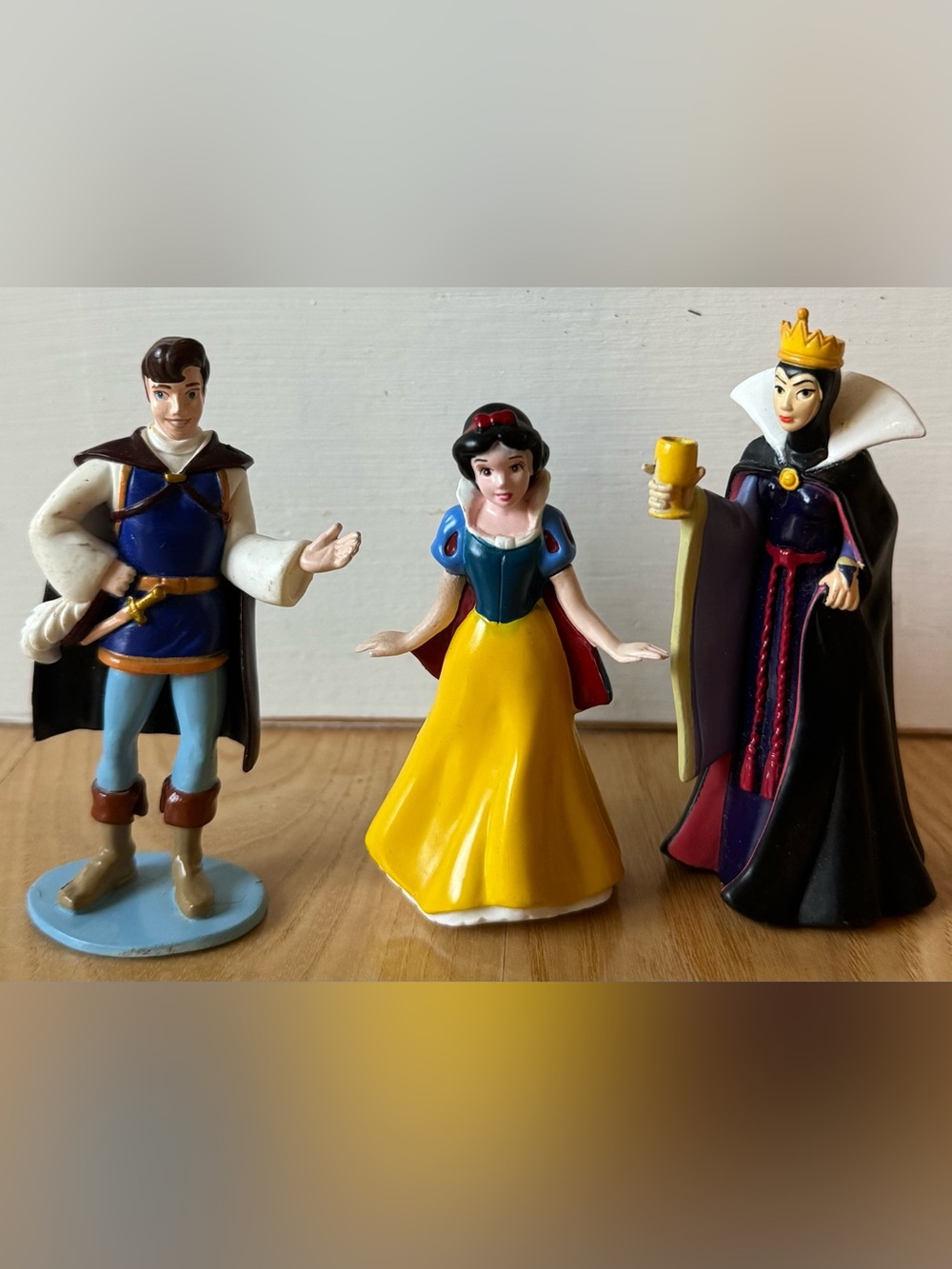 Disney Snow White Prince Evil Queen Figure Lot 3 PVC Figurines